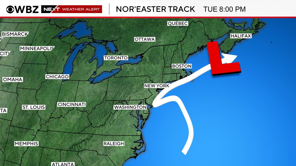 Massachusetts nor'easter is taking unusual track. Here's what it means ...