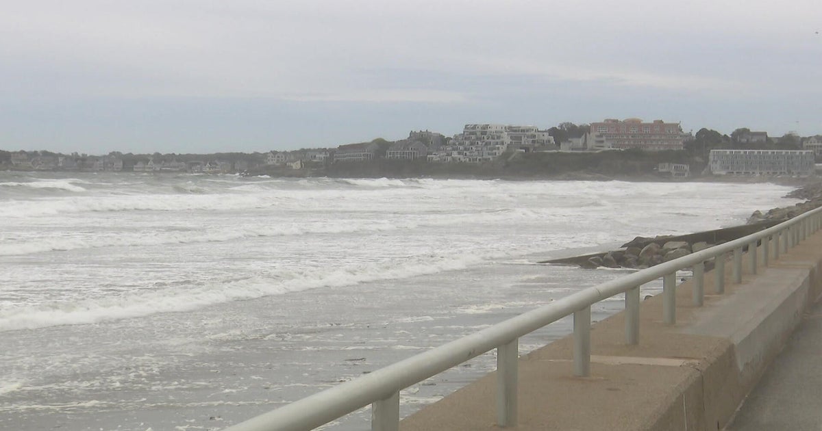 Waves from nor'easter bring hearty New Englanders to South Shore beaches