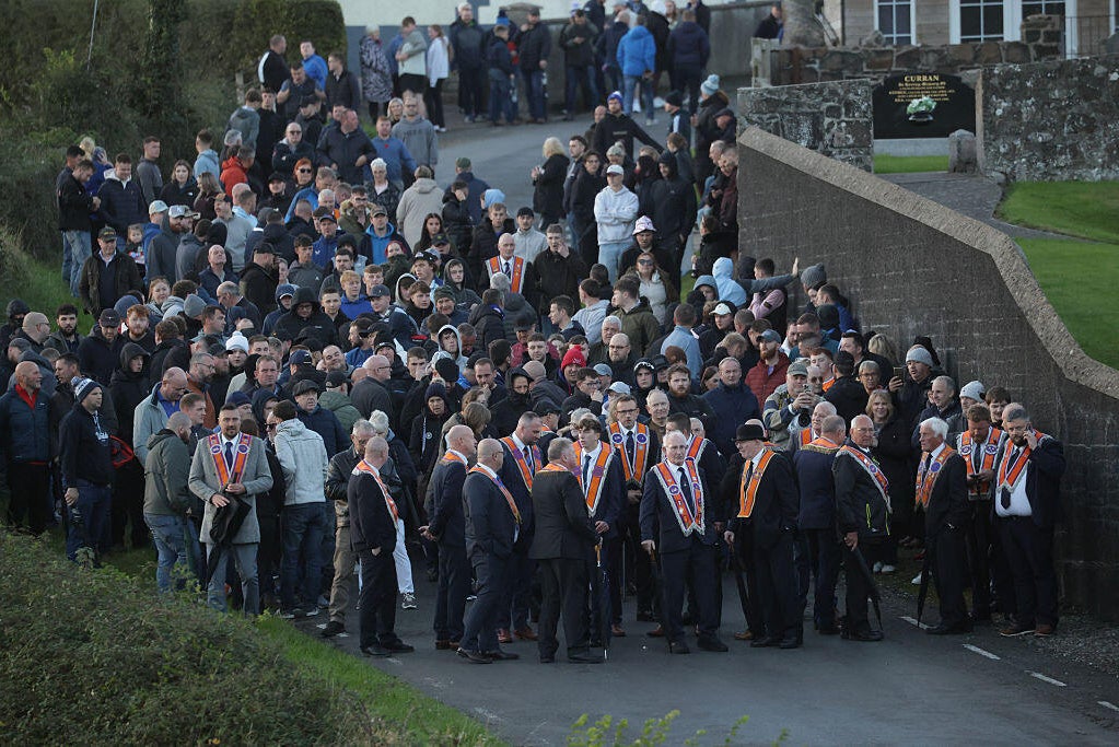 Protesters block Northern Ireland march being held for first time since ...