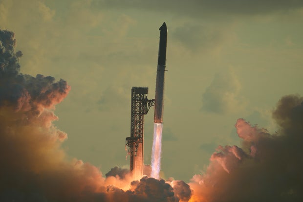 APTOPIX SpaceX Starship Launch