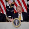 President Trump Delivers Remarks At A Kennedy Center Board Luncheon 