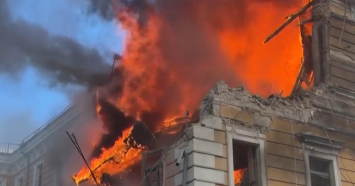 Russian drone hits cultural landmark in Ukraine's capital