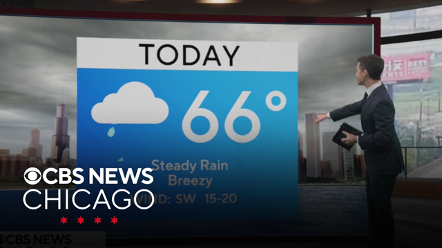 Waves of rain through Friday in Chicago