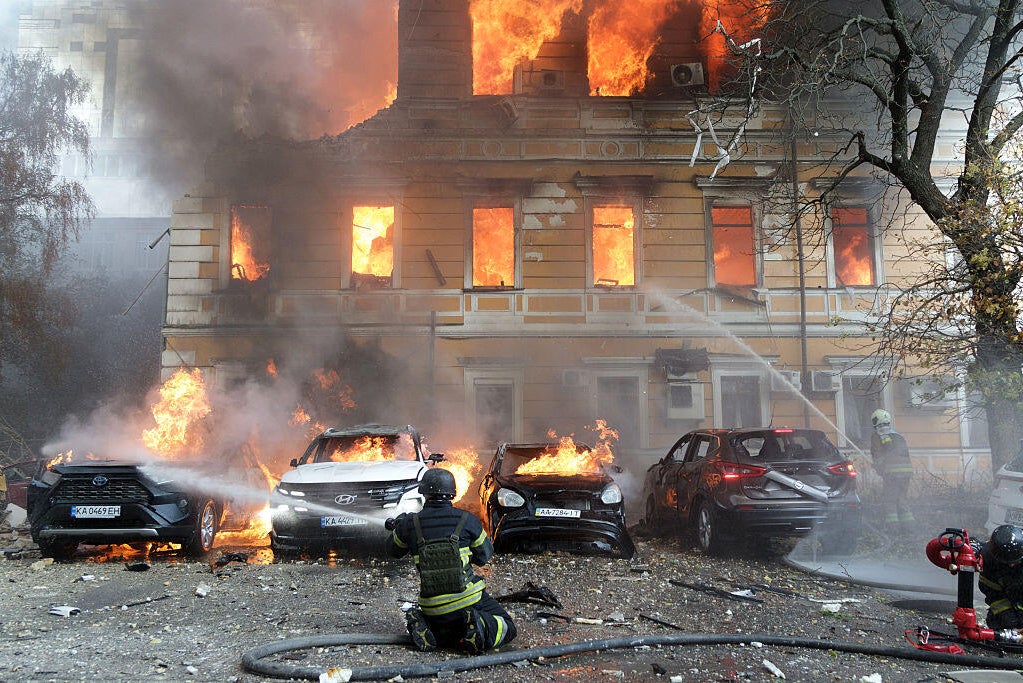 Russian-strike-Ukraine-National-Academy-Sciences 