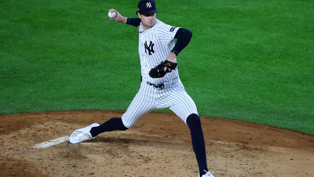 Cam Schlittler #31 of the New York Yankees pitches during the New York Yankees game against the Boston Red Sox in game 1 of the American League Wild Card Playoff Series at Yankee Stadium on September 29, 2026 in the Borough of the Bronx, New York. 
