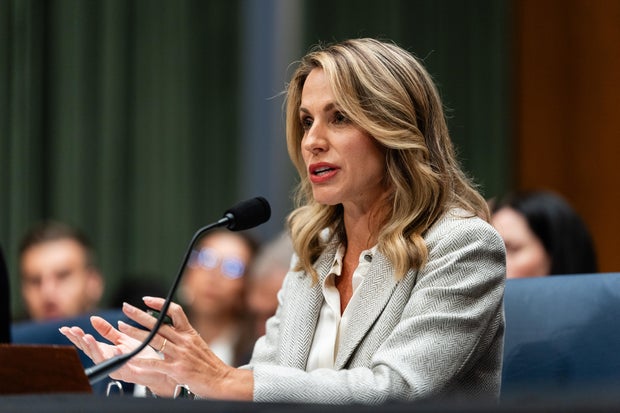 Nicole Saphier, nominee to be surgeon general, speaks during a Senate Committee on Health, Education, Labor and Pensions hearing in Washington, D.C. on Wednesday, Sept. 16, 2026.
