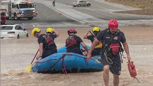 Flooding across southwestern U.S. leads to multiple rescues