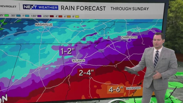 Possible heavy rain and flooding threats coming to Georgia this weekend