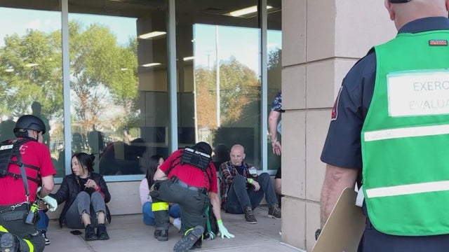 First responders conduct large-scale training exercise at Adams County Justice Center