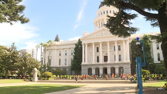 California Gubernatorial Candidate Steve Hilton Speaks At State Capitol Following Primary Election 