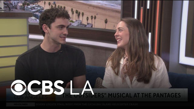 Stars of &ldquo;The Outsiders&rdquo; musical at the Hollywood Pantages Theatre talk about the production