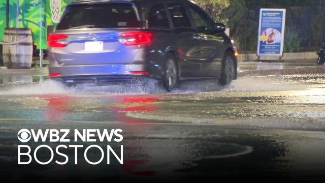 Streets flood after water main breaks near South Station in Boston