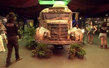 Ken Kesey's original "Furthur" bus on its latest trek 