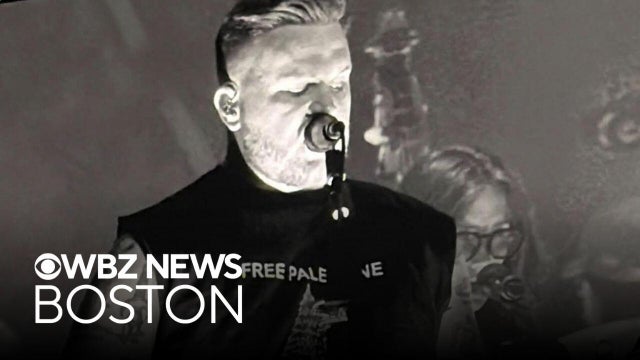 Zach Bryan wears "Free Palestine" shirt during Gillette Stadium concert