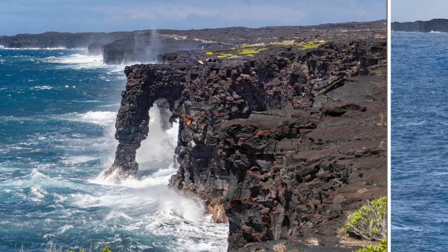 Hawaii Cliff Collapse 