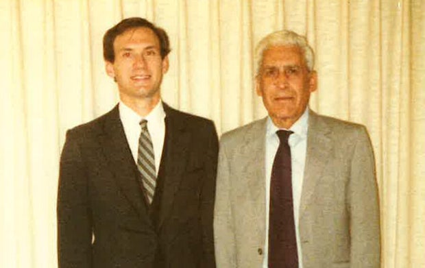 Undated photo of Justice Samuel Alito with his father 