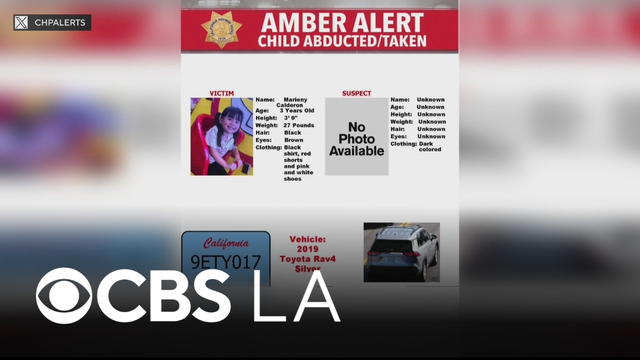 Amber Alert issued for 3-year-old girl taken from South Los Angeles