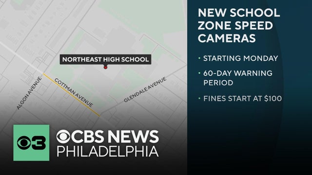 School zone speed cameras coming online at Northeast High School in Philadelphia