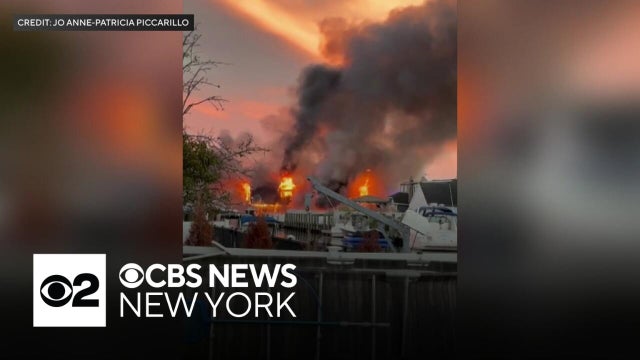 Firefighter injured battling blaze at Massapequa home