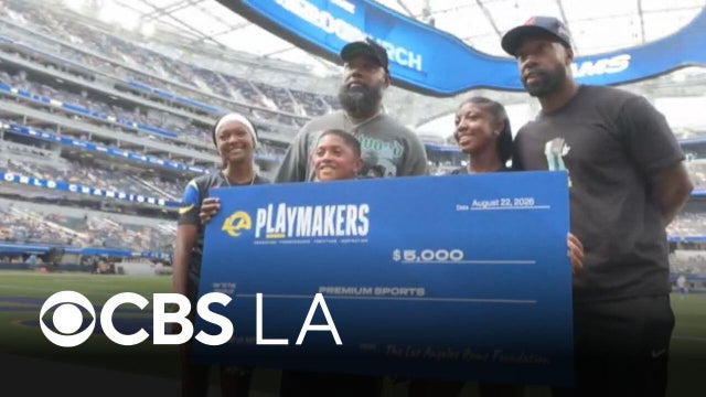 LA Rams surprise high school coach Mil'Von James with Super Bowl tickets | Rams pLAymakers