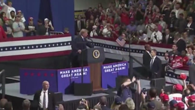 Trump campaigns for GOP candidates