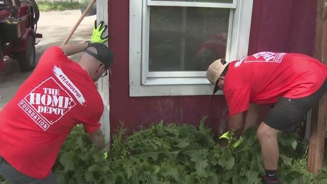 Home Depot and A Little Help partner to improve Northern Colorado resident's property