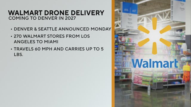 Walmart announces drone delivery coming to Denver