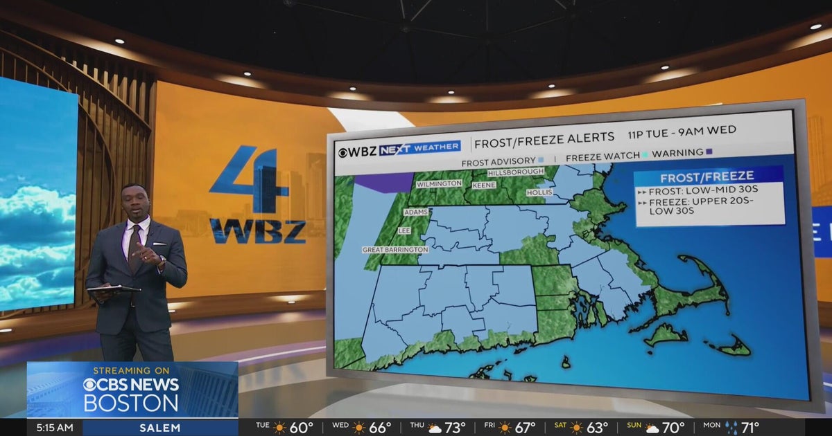 Next Weather: WBZ morning forecast for October 6, 2026 - CBS Boston