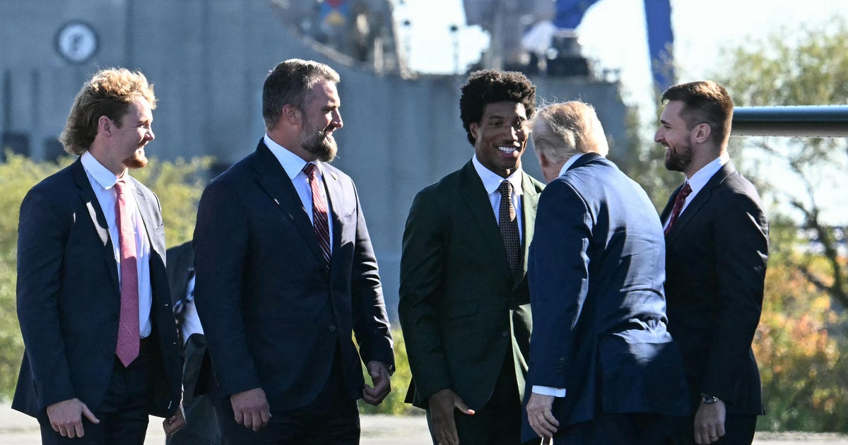 Ravens players attend Trump's Tradepoint Atlantic speech in Baltimore ...