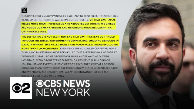 Many Jewish New Yorkers sound off on Mayor Mamdani's Oct. 7 statement