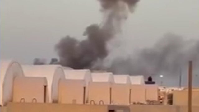 Videos show Iranian attack on U.S. base