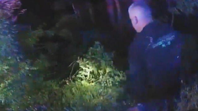 Police video captures little boy's rescue