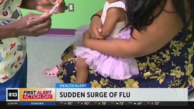 California undergoing early flu spike as health officials urge vaccinations