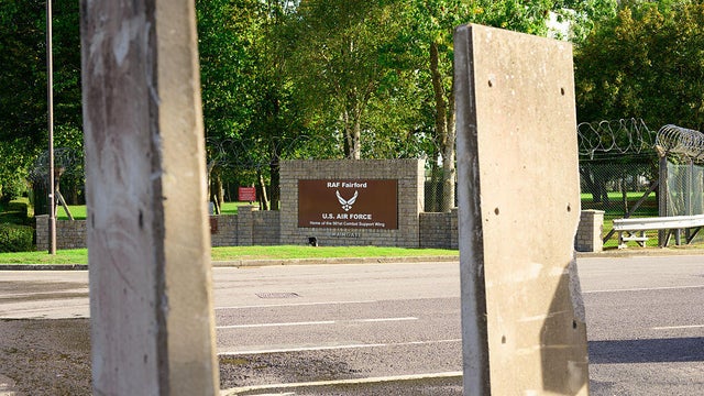 Increased Security Measures Implemented At RAF Fairford Amid Terror Investigation 