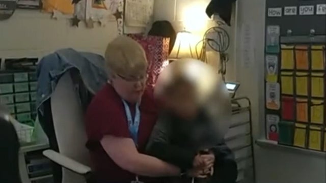 Video of moments after boy shot a teacher