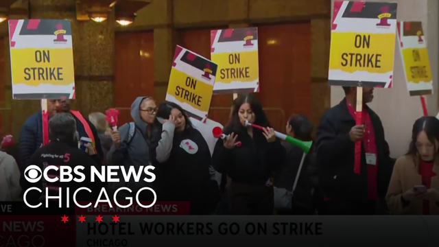 Hotel workers on strike ahead of Chicago Marathon weekend