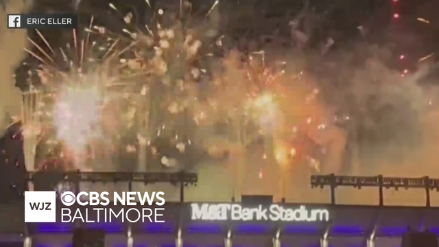 Federal Hill neighbors surprised by massive fireworks show at M&T Bank Stadium