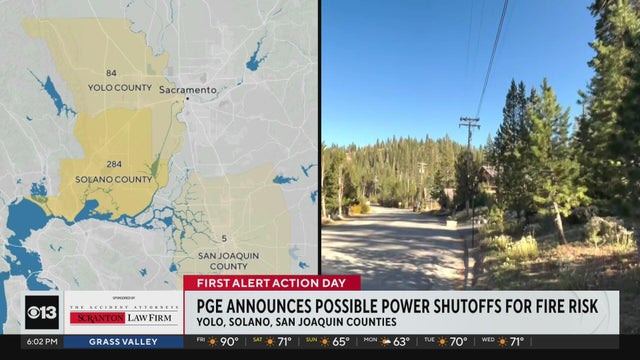 PG&E announces possible power shutoffs across California due to fire risk