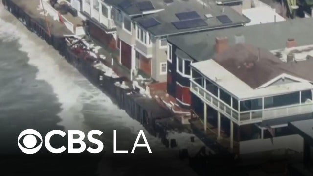 At least 2 homes red tagged in Long Beach as high surf causes damage