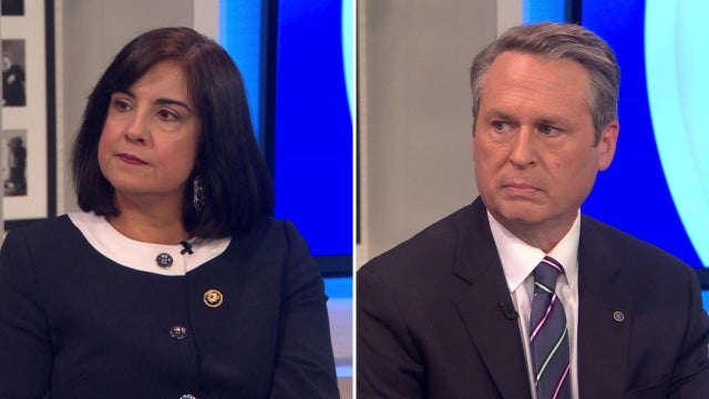 Congressional candidates Republican Rep. Nicole Malliotakis and Democrat Mike DeCillis 
