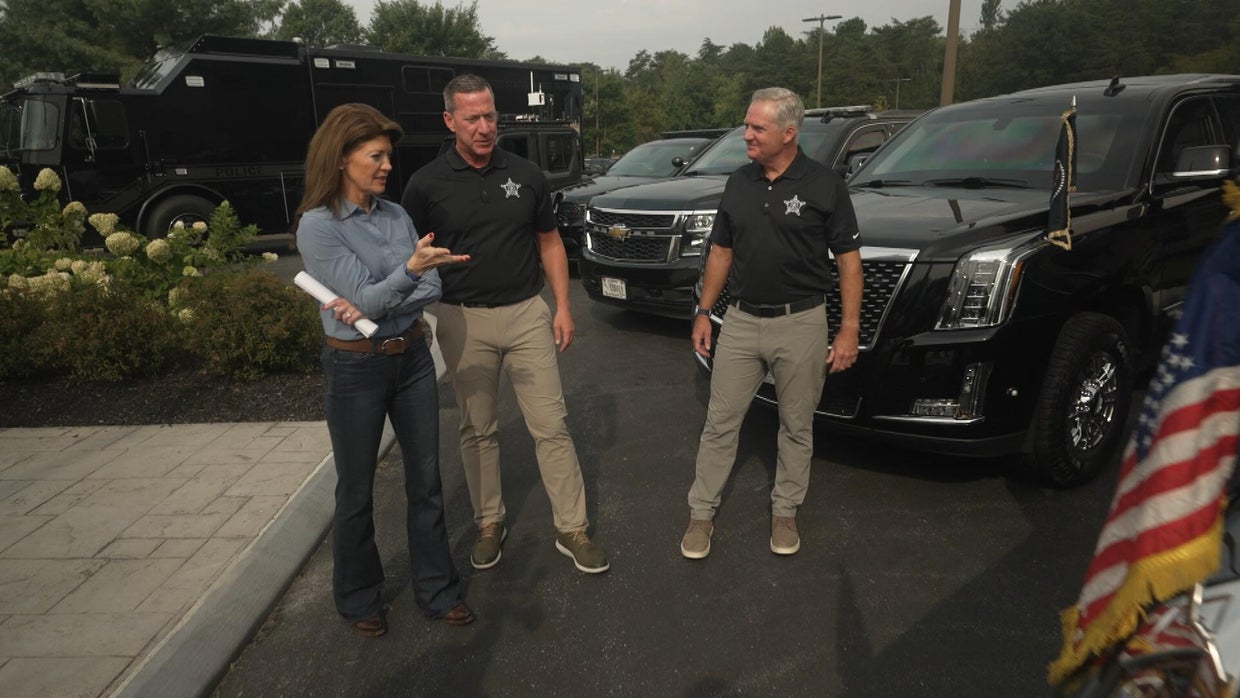 Norah O'Donnell with Secret Service Director Sean Curran and Deputy Director Matthew Quinn 