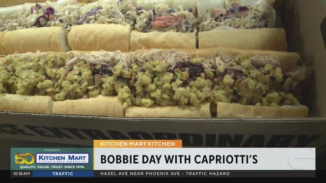 Capriotti's Sandwich Shop shows off its Thanksgiving inspired sandwich!