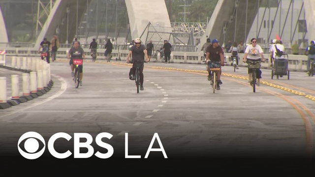 CicLAvia's "Heart of LA" event brings car-free roads to Los Angeles for cyclists and runners