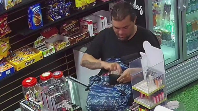 Man caught on camera stealing over $100 worth of Pokemon cards from Sweetwater shop