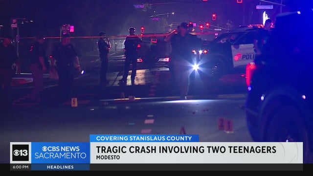 Latest on tragic crash involving two teens in Modesto