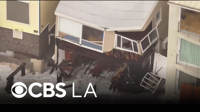 Storm damages several homes along Southern California coast