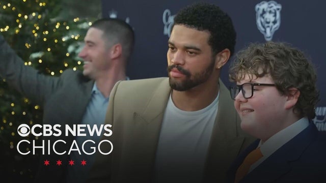 Bears players hit red carpet for premiere of Hallmark movie "Holiday Touchdown: A Bears Love Story"