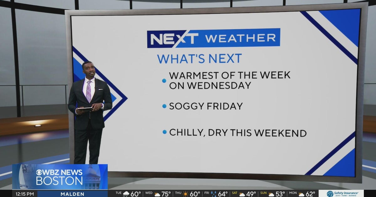 Next Weather: WBZ midday forecast for Oct. 13, 2026 - CBS Boston