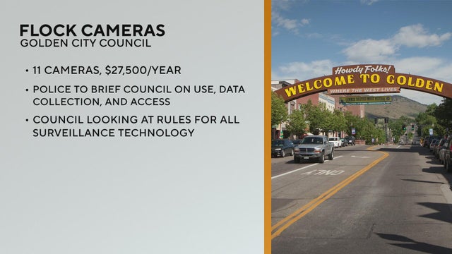 Golden City Council to discuss future of Flock cameras in city