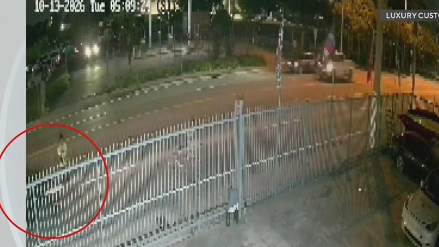 Police search for Miami hit-and-run driver caught on camera hitting pedestrian